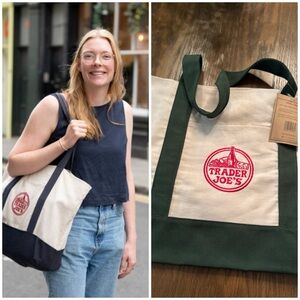 Trader Joe's Canvas Reusable Tote Bag